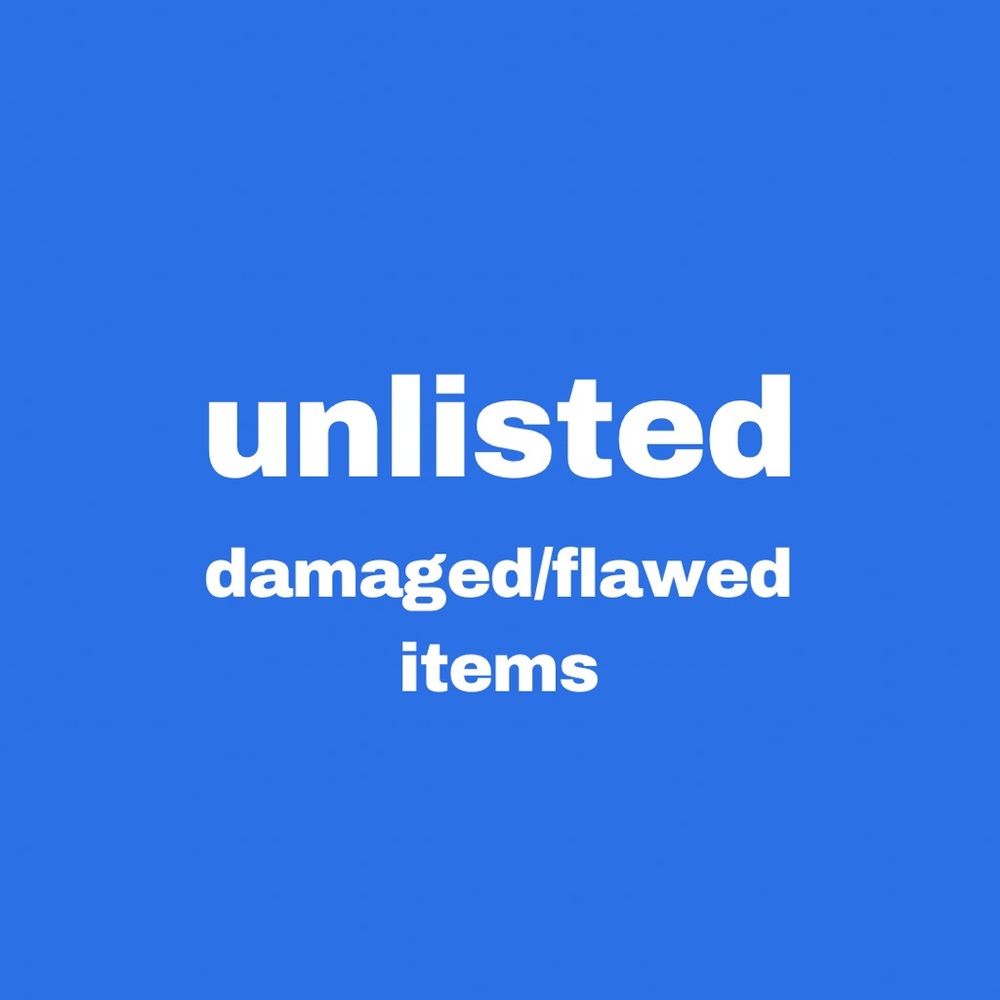 Unlisted Items *FLAW*